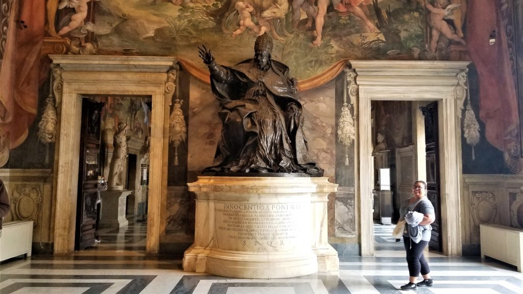 Capitoline Museum Statue Pope