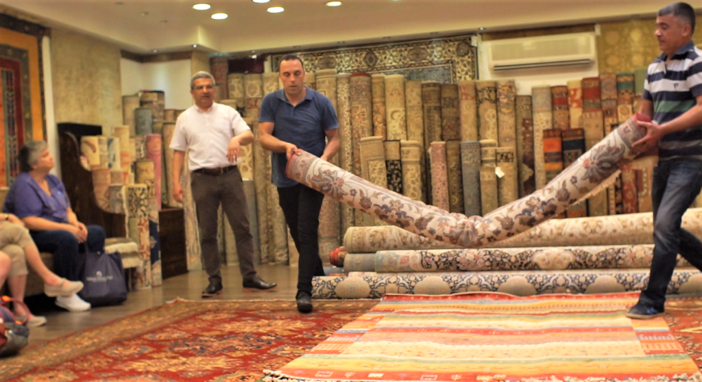 Carpet presentation in Turkey