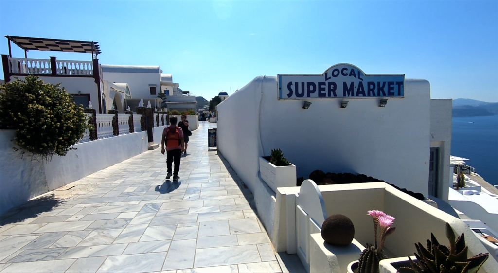 Local Supermarket in Santorini is a convenient store
